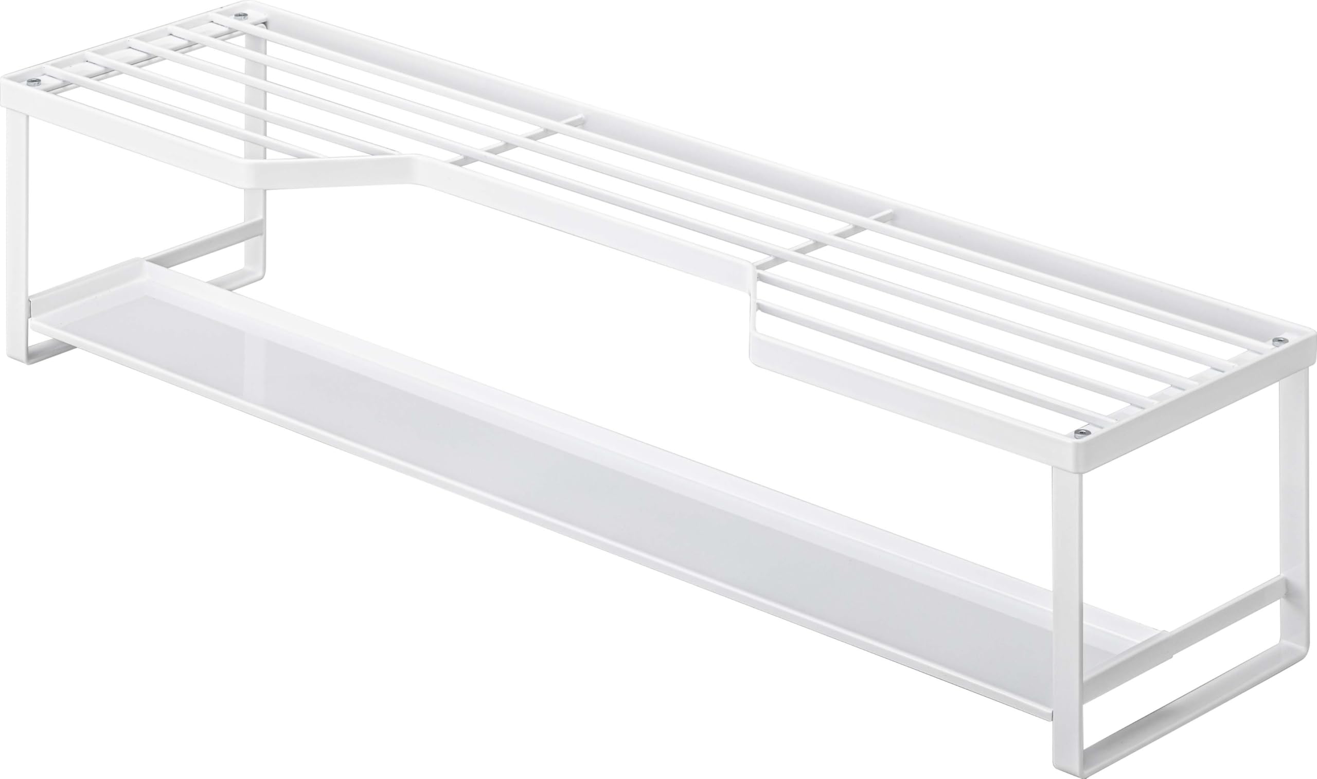 

Задняя полка для плиты Yamazaki Tower с вытяжным отверстием для 60 см Ш70 x Г18 x Сдвижная крышка вытяжного отверстия с крышкой продукта 5268, Плиты, Белый, Прибл.