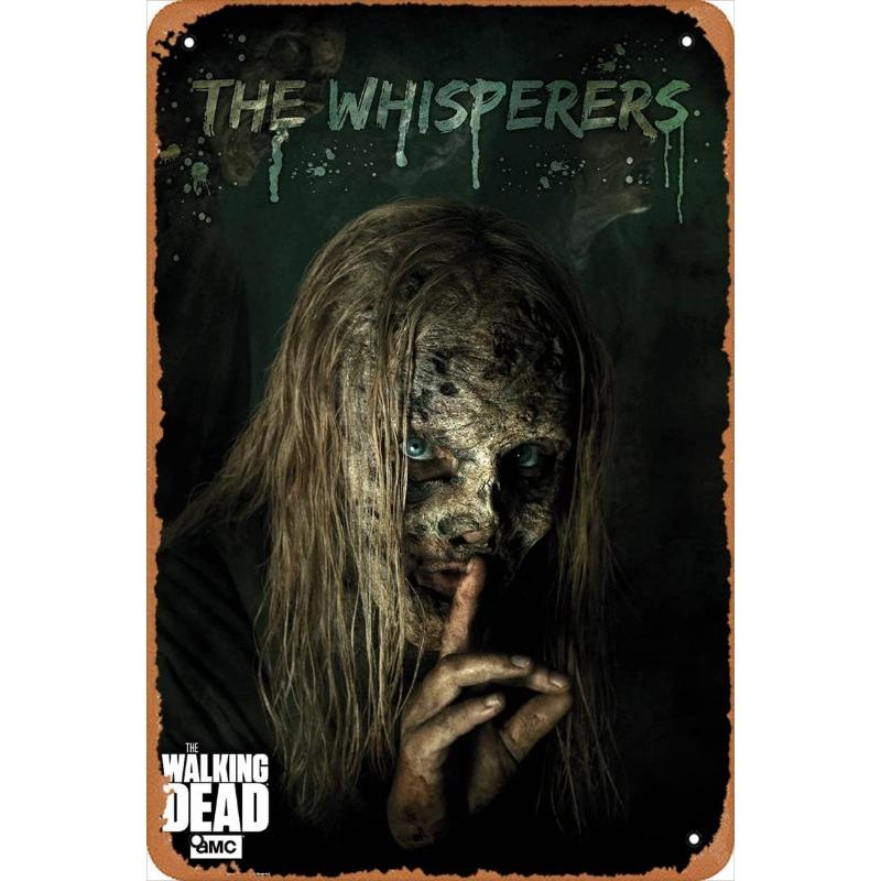 Metal Tin Poster The Walking Dead Movie Metal Sign Plaque Poster for Bar Club Wall Decor Retro Home Vintage Wall Plate Pendant