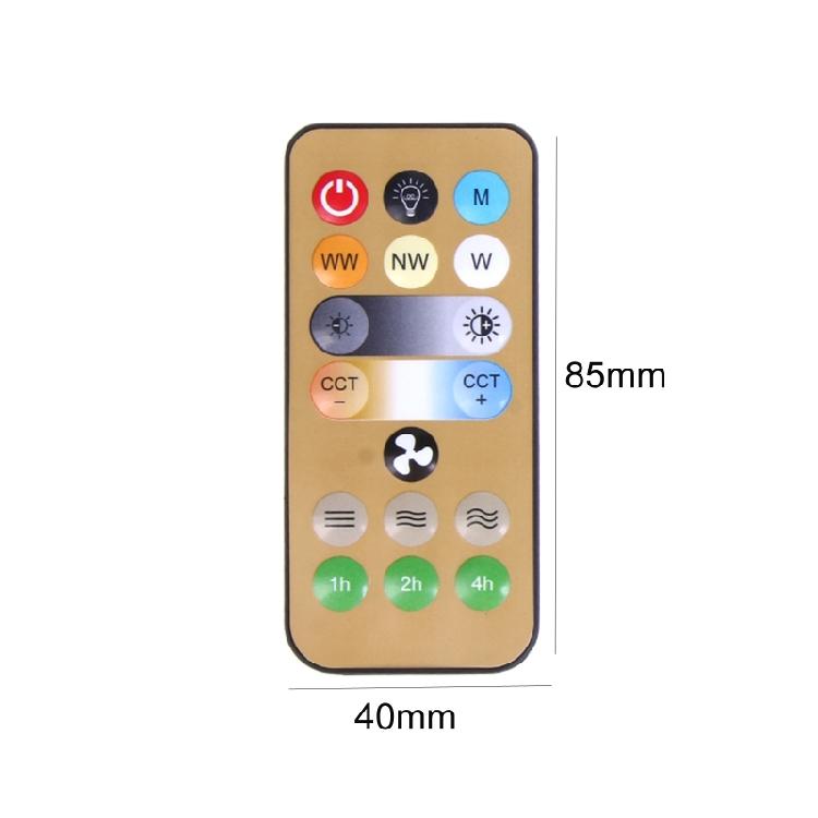 1 Stück 2023 Ersatz-IR-Fernbedienung passend für E27 Deckenventilatorleuchte