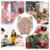 135 PCS Cat-shaped Wooden Jigsaw Puzzle Unique Irregular Puzzle Pieces Game Birthday Xmas Gifts for Cat Lovers Home Decorations