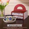 Vintage Keramik Kaffeetasse und Untertasse