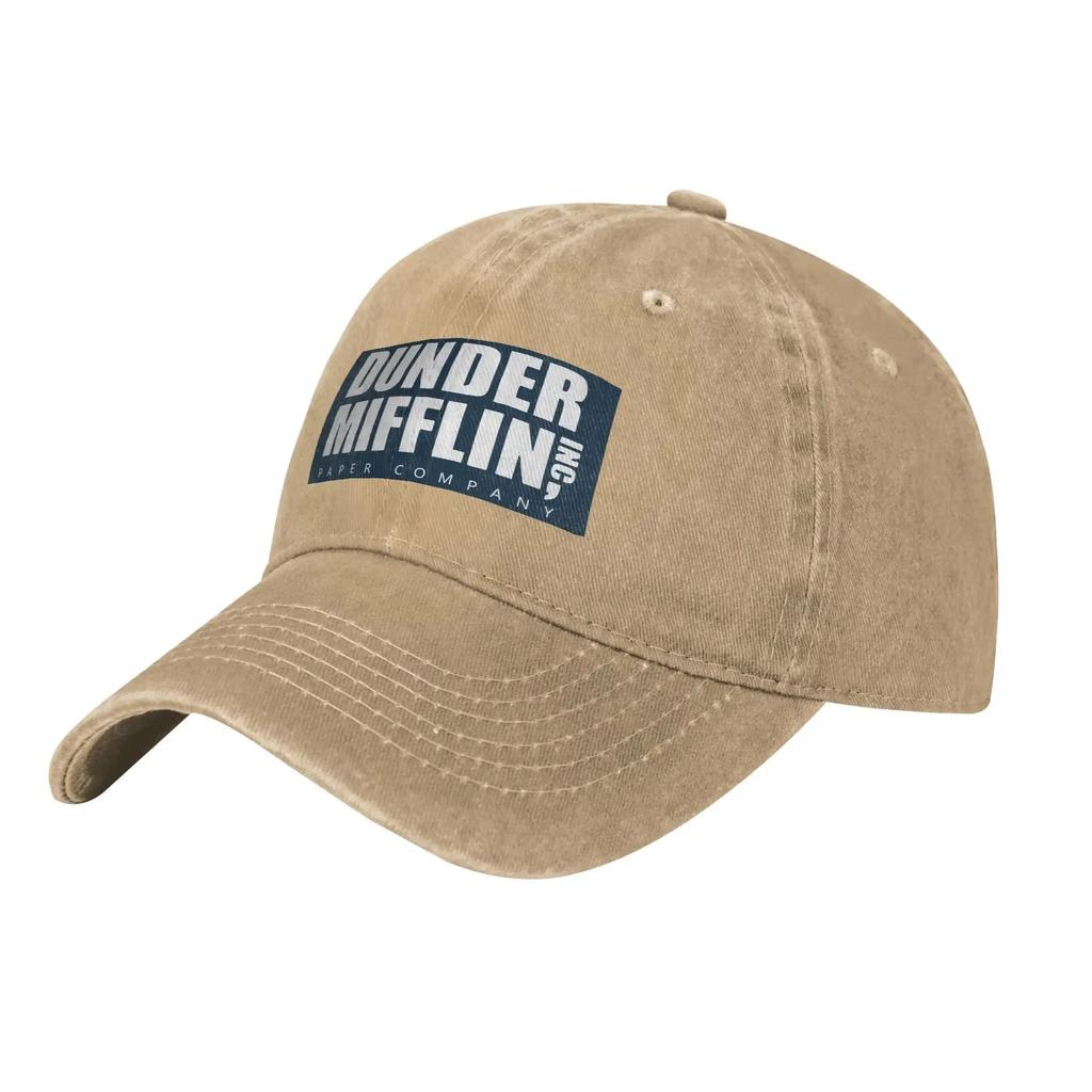 The Office Dunder Mifflin Paper Company Men Women Baseball Caps  Washed Hats Classic Outdoor Activities Adjustable Snapback Cap