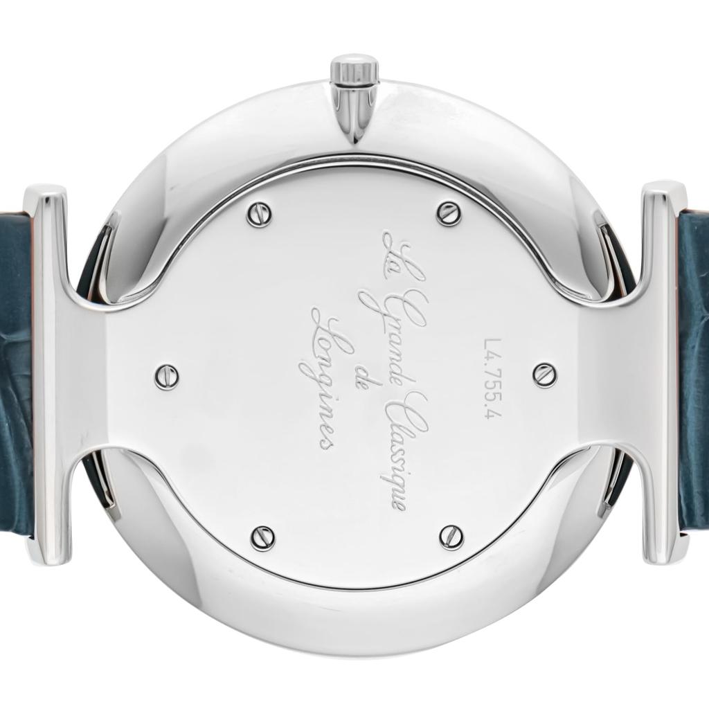 Watch LA GRANDE CLASSIQUE Grand Classic Quartz 3 ATM Water Resistant Sapphire Glass Blue Dial Stainless Steel Blue [Longines] Men's L4.755.4.95.2