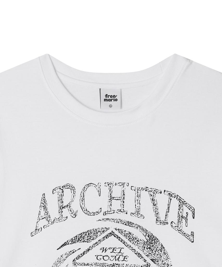 FREEMARIO Archive Home T-Shirt [White]