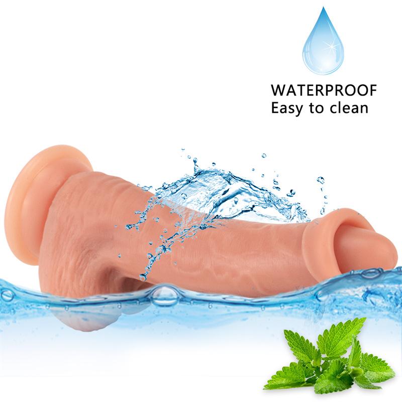 Liquid Silicone Exposed Glans Can Be Used To Push The Foreskin Head Fake Soft Penis for Fun Sex with Fake Penis Female Masturbation Device Orgasm
