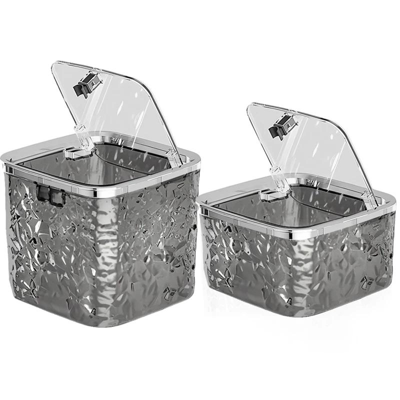 Aufbewahrungsbox für Haaraccessoires Klare Haargummi-Aufbewahrung Haustier-Aufbewahrungsbehälter mit Deckel Organizer für Haarband Schleifen Haarspange