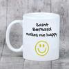St. Bernard, Saint Bernard, Alpine Mastiff, Bernhardiner - cup with a dog, cheerful cup for a dog lover, personalized gift from the Art-Dog brand