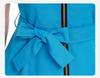 Elastische Taille-Cinchende Ziekenhuis Scrub Set voor Dames - Korte Mouwen Chirurgisch Gaan en Split Broek