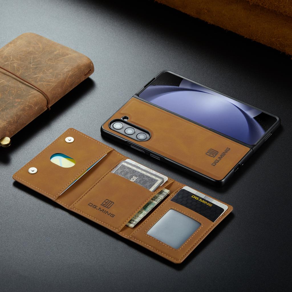 for samsung z fold 5 Fall Protection Luxury Bag Wallet Case for Samsung Galaxy Z Fold 5 Fold5 Card Pocket Folding Covers Capa