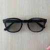 Used Beautiful item OWNDAYS made by Senichi Celluloid Visible light control lens Gray Glasses made in Sabae