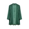 New Women's Elegant Shiny Mesh 3/4 Sleeve Open Cardigan, Fashion Casual Spring Summer Top for Women, European American Style