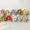 10 Colorful Five-petal Flower Resin Refrigerator Sticker Home Decor Magnet Gift Gift