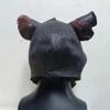 Animal Mouse Mask Latex Full Face Mask Cosplay Funny Mouse Helmet Headgear Halloween Party Costume Props