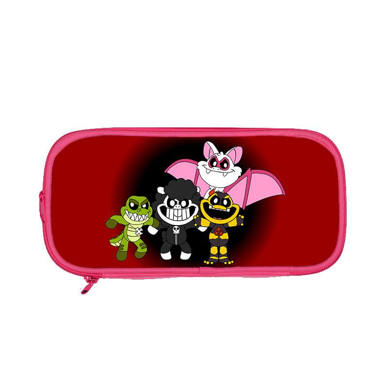 Nightmare Critters Double Layer Pencil Case With Nylon Material For Students And Kids