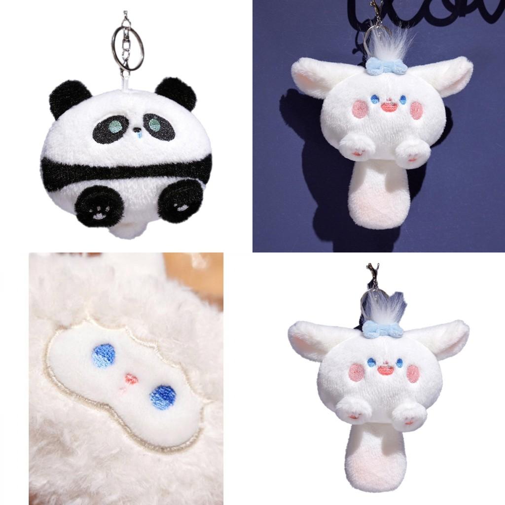 Rozkošný plyšový ovčí klíčenka Roztomilý plyšák přívěsek na tašku Měkký doplněk pro panenky