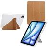 Tablet Case For iPad Air 11 (2025)/(2024)/Air (2022)/(2022)/Pro 11 (2022)/(2021)/(2020)/(2018),Pyramid-Patterned Leather+Acrylic Cover
