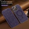 Magnetic Charging Flip Leather Case for Apple iPhone Pro Max (17/16/15/14) - Full Coverage & Anti-Theft