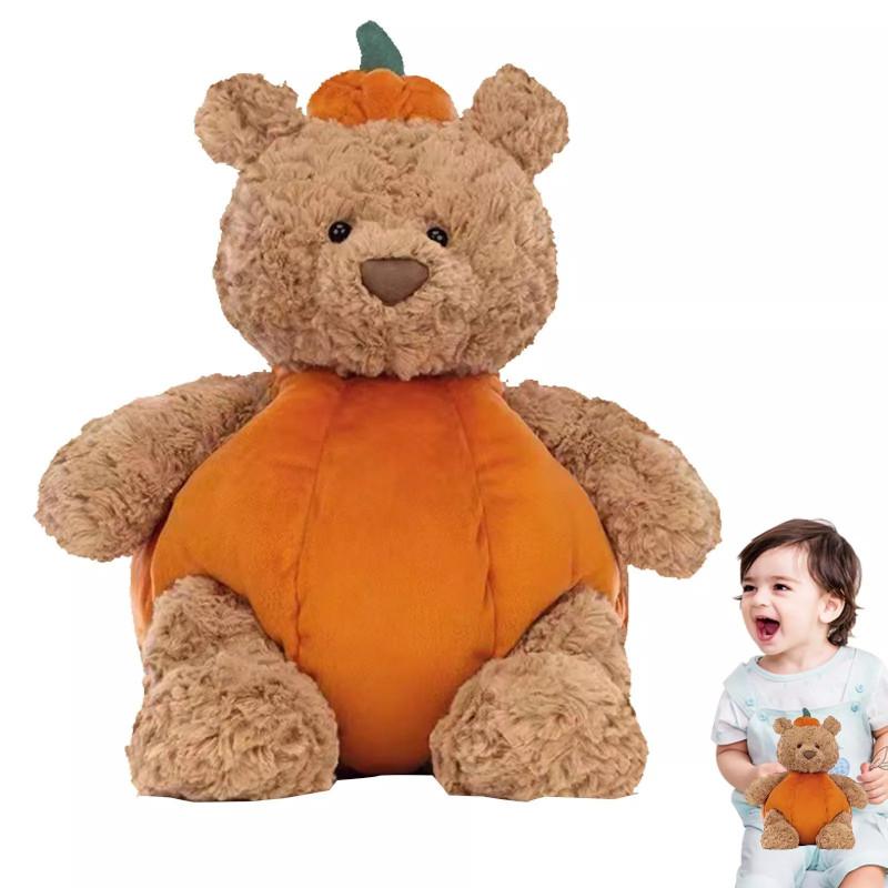 Adorable Barse Bear Pumpkin Plush Toy Perfect For Halloween Decorations And Gifts For Kids
