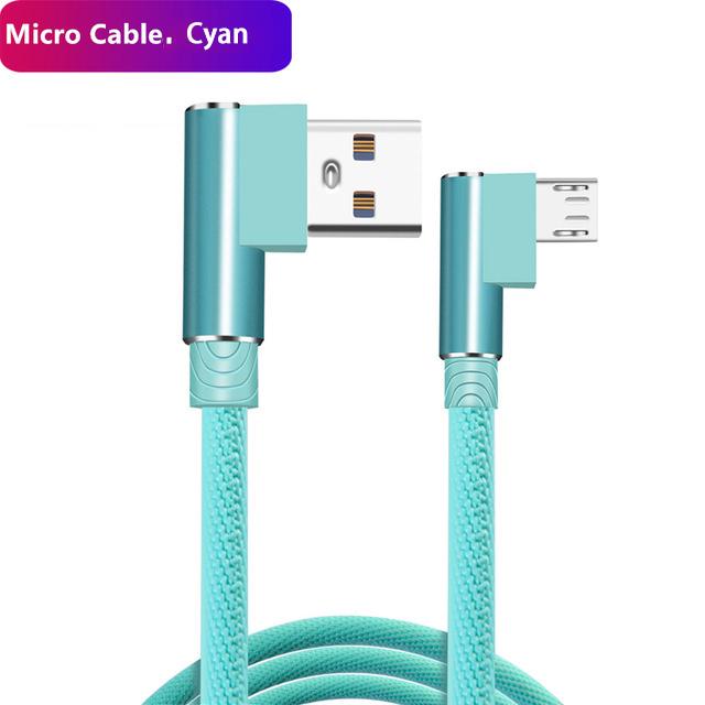 

Кабель Micro Usb Kablo 1 м, 2 м, 3 м, быстрая зарядка, синхронизация данных, мобильный телефон, зарядное устройство Android, нейлоновый кабель для Samsung Xiaomi Xiomi Redmi 7 2M зелёный
