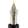 Great MONTBLANC fountain pen Meisterstück 149 Black gold 14K mens Used