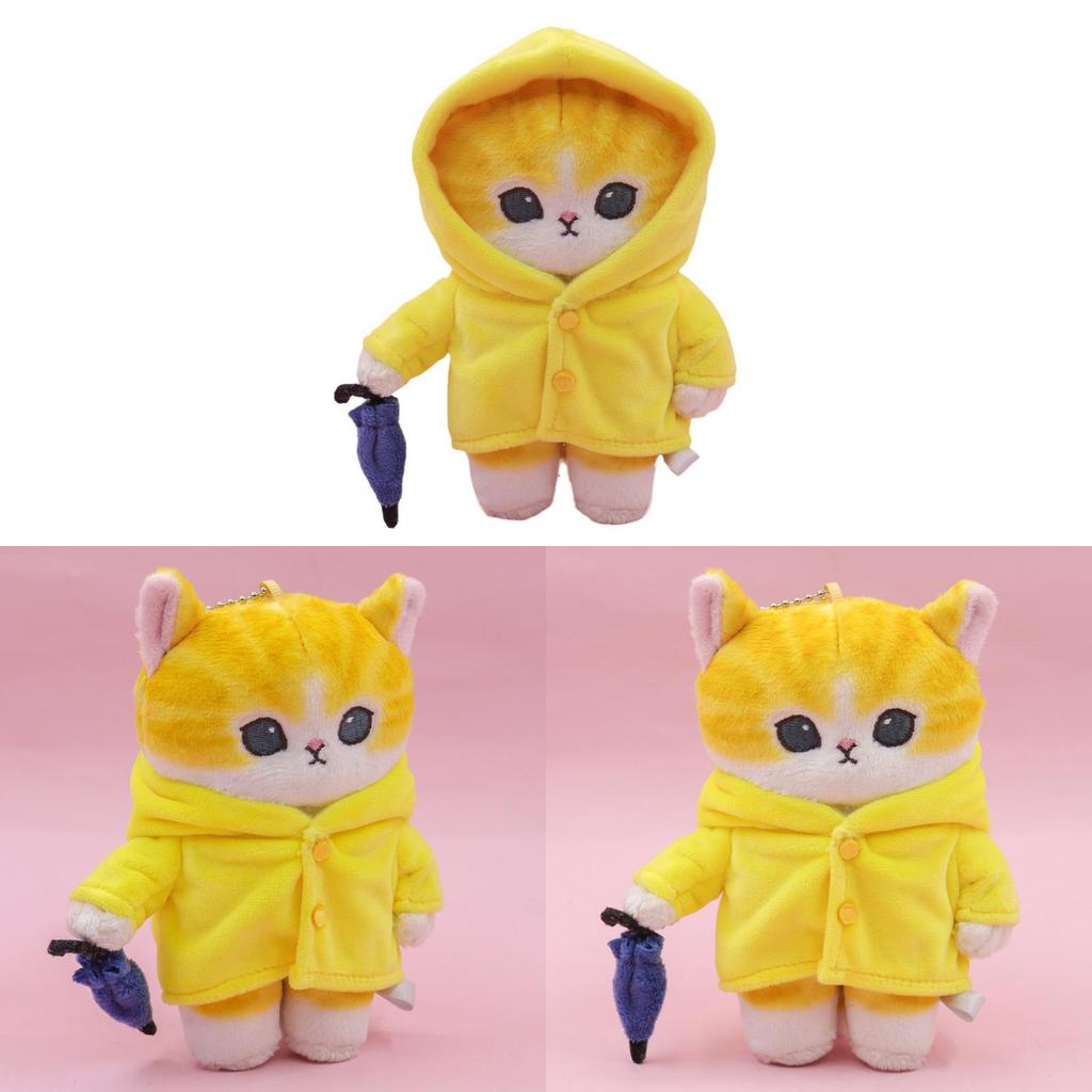 Cute Cat Plush Keychain With Soft Short Plush Material For Girls And Collectors