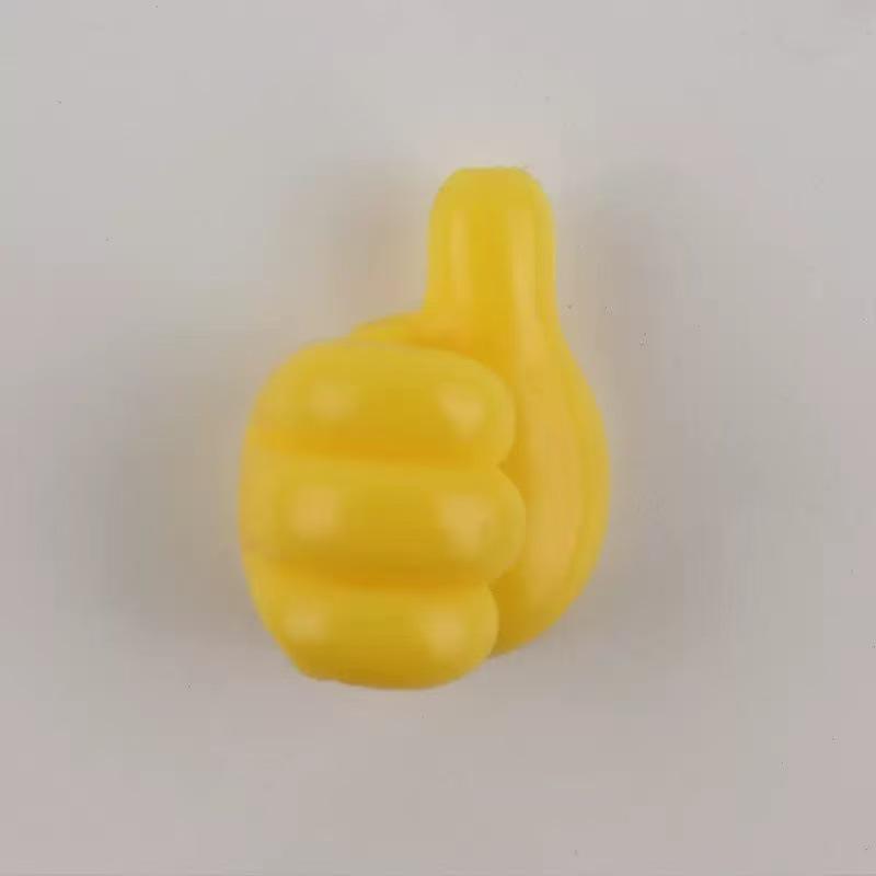 Organiseur de câbles avec crochet pour le pouce – Solution créative, mignonne, adhésive et sans perforation pour le rangement des câbles