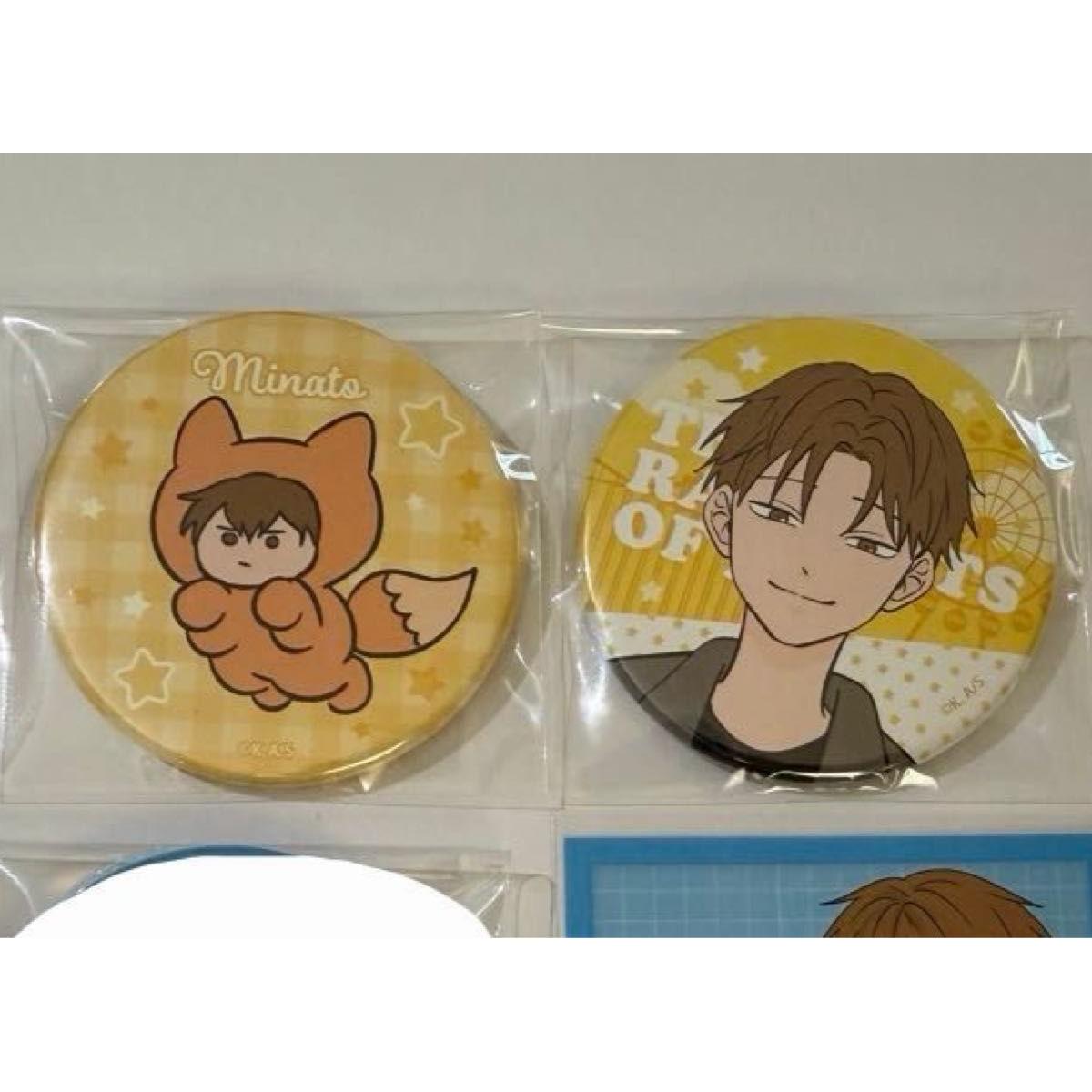 Used Ice Castle Can Badge 2 Types Set Minato THE Character Cafe