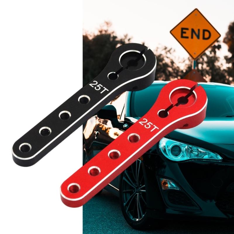 2pcs 25T Metal Servo Horns 2.4inch Length Metal Servo Arm Upgrades for  Models Suitable for Airplanes & Crawlers Car