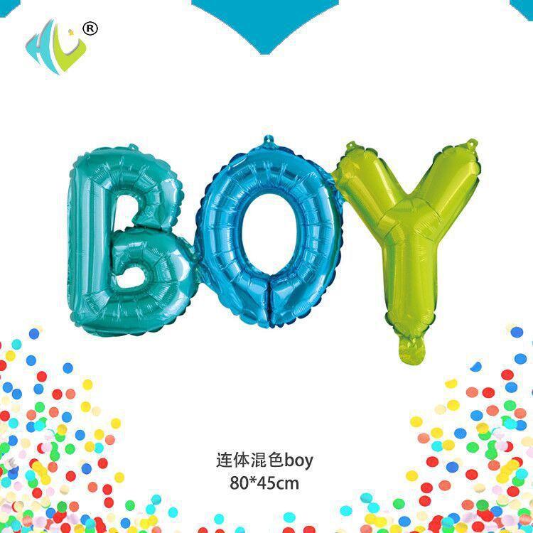 Siamese Love English Alphabet Balloon Birthday Party Decoration Party Aluminum Film Balloon Boy Gir Balloon