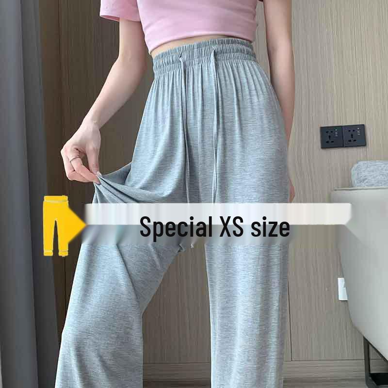 

145cm Wide High-Waist Drapey Straight-Leg XS150 Women s Summer Sports Pants XL (Suggest 59-63kg)