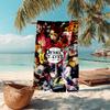 Beach Towel with Demon Slayer characters1 Pattern - soft,absorbent,machine washable Lightweight&Modern,swimming,Travel Essentials