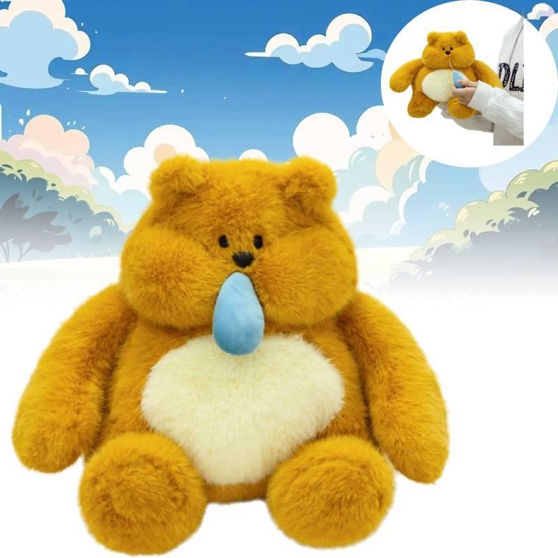 Plush Bear Snot Toy Cartoon Animals Super Soft Fill Doll Accompany Sleeping