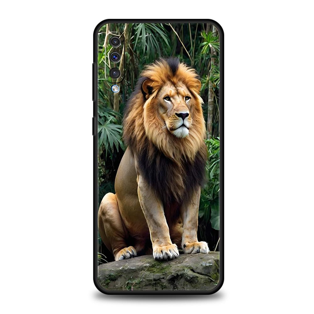 Lion King Animal Phone Case For Samsung A56 A36 A26 A24 A16 A14 A12 A32 A50 A70 A22 A30 A40 A34 A54 A42 A52 A04s A06 5G Cover