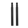 2Pcs 60mm Bicycle Presta Valve Extender Inner Tyre Valves Extension (Black)