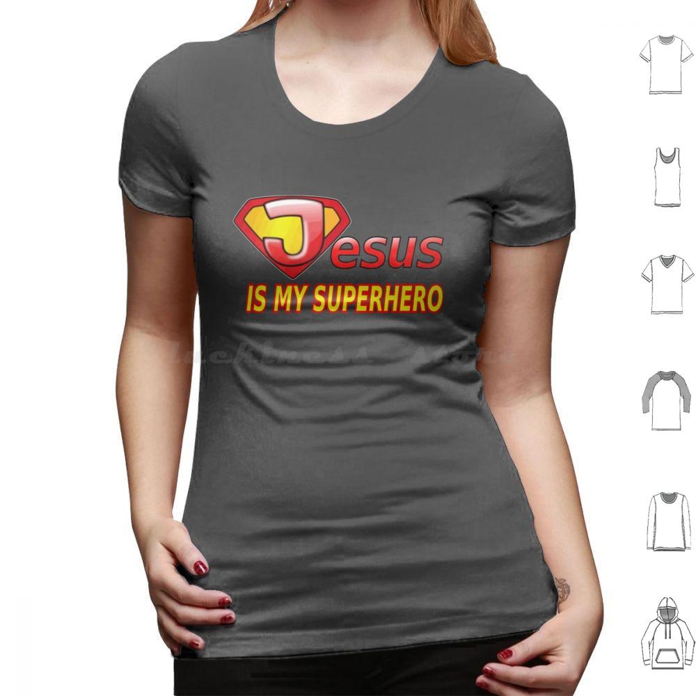 Jesus Ist Mein Superheld T-Shirt Baumwolle Herren Damen DIY Druck Jesus Ist Mein Superheld Jesus Christus Lustig Christlich Jesus Ist Mein
