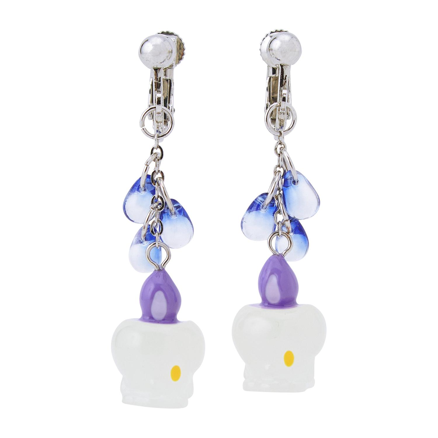 

Pokemon Accessory Earrings 108 Litwick Japan NEW Pocket Monster