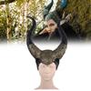 2024 New Golden Maleficent Horns Latex Mask For Halloween Cosplay And Carnival