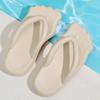 Fashion Summer Flip Flops Men Fashion Platform Flat Heel Slides Shoes Soft EVA Couple Outdoor Modern Slippers Beach Casual Flip Flops