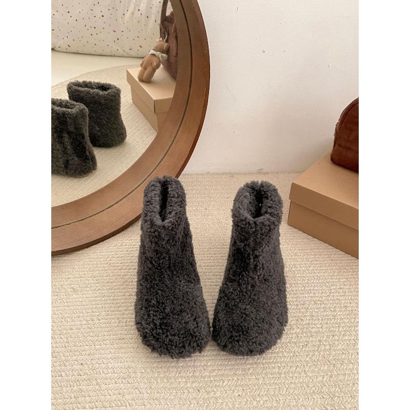 Women's Soft Elastic Thick Sole Winter Warm Cold Padded Snow Boots Non-slip Wear Outdoor Leisure Sports Plush Cotton Boots