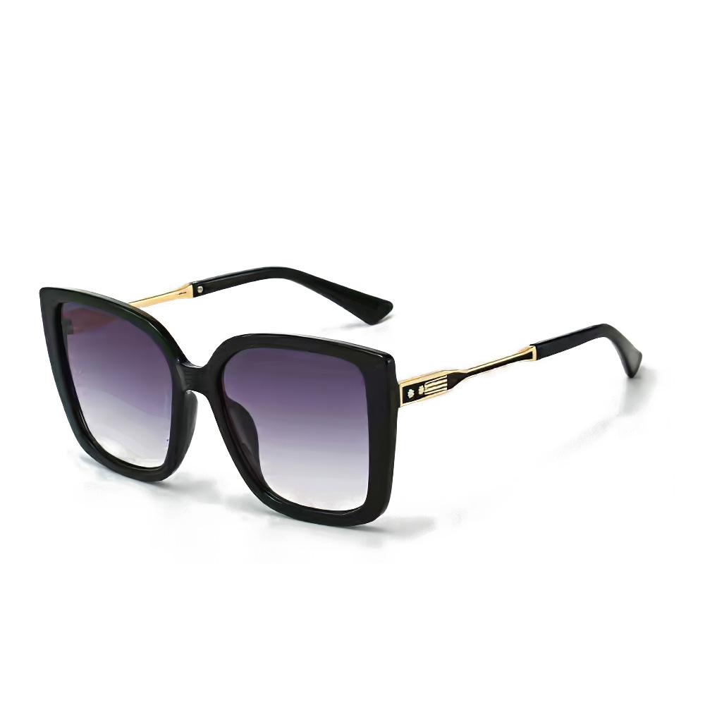 Fashionable Women Sunglasses Large Frame Gradient Color Glasses Exquisite Design for Women Stylish UV Protection Shades