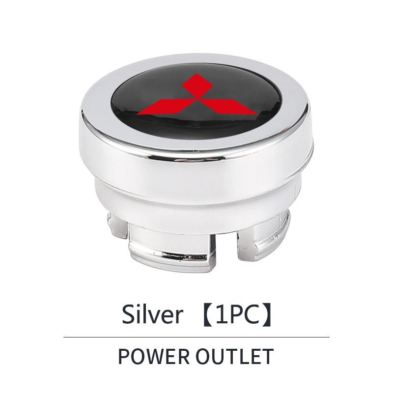 Car Cigarette Lighter Cover DustProof Cover Dustproof Cap Plug For Mitsubishi Outlander Pajero Sport Lancer ASX L200 Eclip