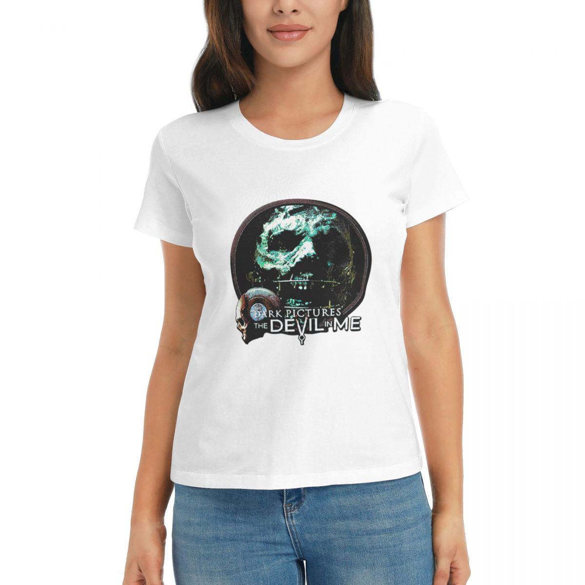 

Women TShirt The Dark Pictures Anthology Game Summer Short Sleeve Tees Crew Neck Cotton T Shirts Clothes Tops Streetwear S