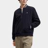 FILA Heritage Classic Comfortable Soft Baseball Collar Cardigan Cotton Jacket Men jackets Legendary-Blue F11M548912FNV