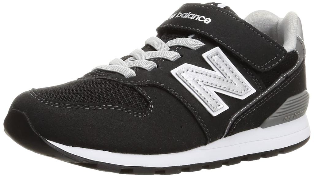 New Balance Tênis Infantil YV996 Modelo Atual Tira Elástica Fita de Velcro para Meninos e Meninas Preto cm M (BK3) 17,5