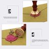 Vintage Wax Seal Stamp Head Flowers Sculpture Stamp Replace Copper Head Retro DIY Sealing Wax Kits Greeting Card Decor