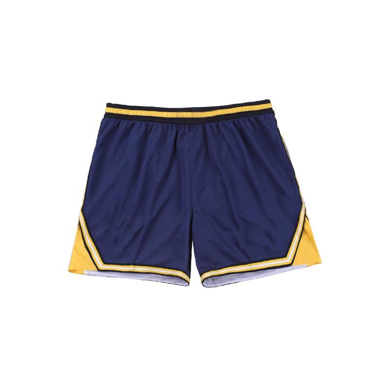 Li Ning CBA Series Sports Casual Competition Elastic Logo Color Block Printed Basketball Shorts Classic Edition 24-25 Season Guangdong Team AAPU505-1