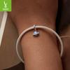 Mini Little Planet Diy Pendant Accessories, Romantic Dream Space S925 Sterling Silver Bracelet Beaded