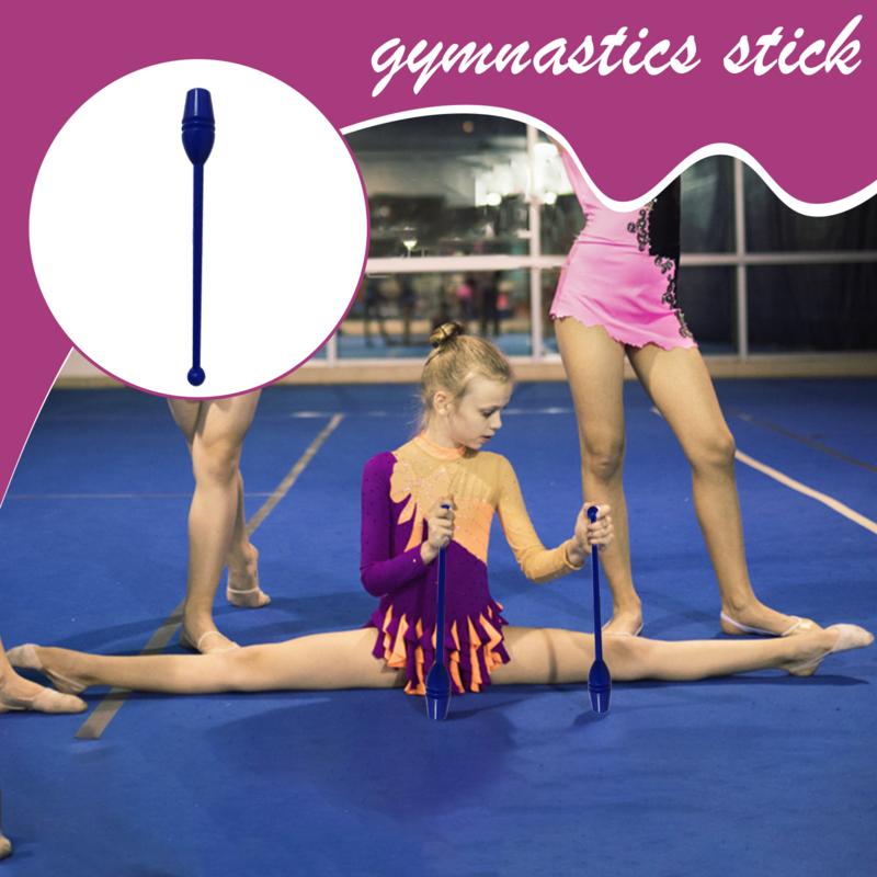 1pcs Rhythmic Gymnastics Bar The Bottom Of The Handle Is Equipped With A Ball Design Rhythm Fitness Training Competition Bar