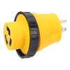 15A Male to 30A Female Converter Straight Adapter Weatherproof US Plug for RV Generator Cords 125V