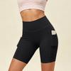 Women's High Waisted Yoga Shorts with Pockets, Tight Shorts for Gym, Running and Outdoor Activities